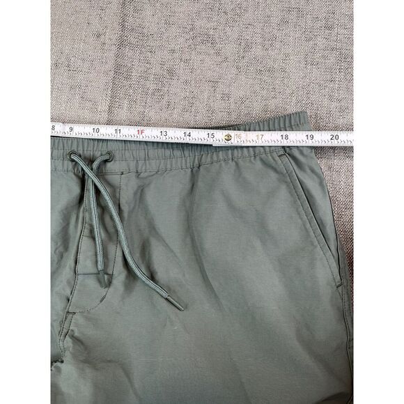 Taylor Stitch Shorts Men (XXL) Green The Apres Performance Drawstring Button Fly - Picture 4 of 9
